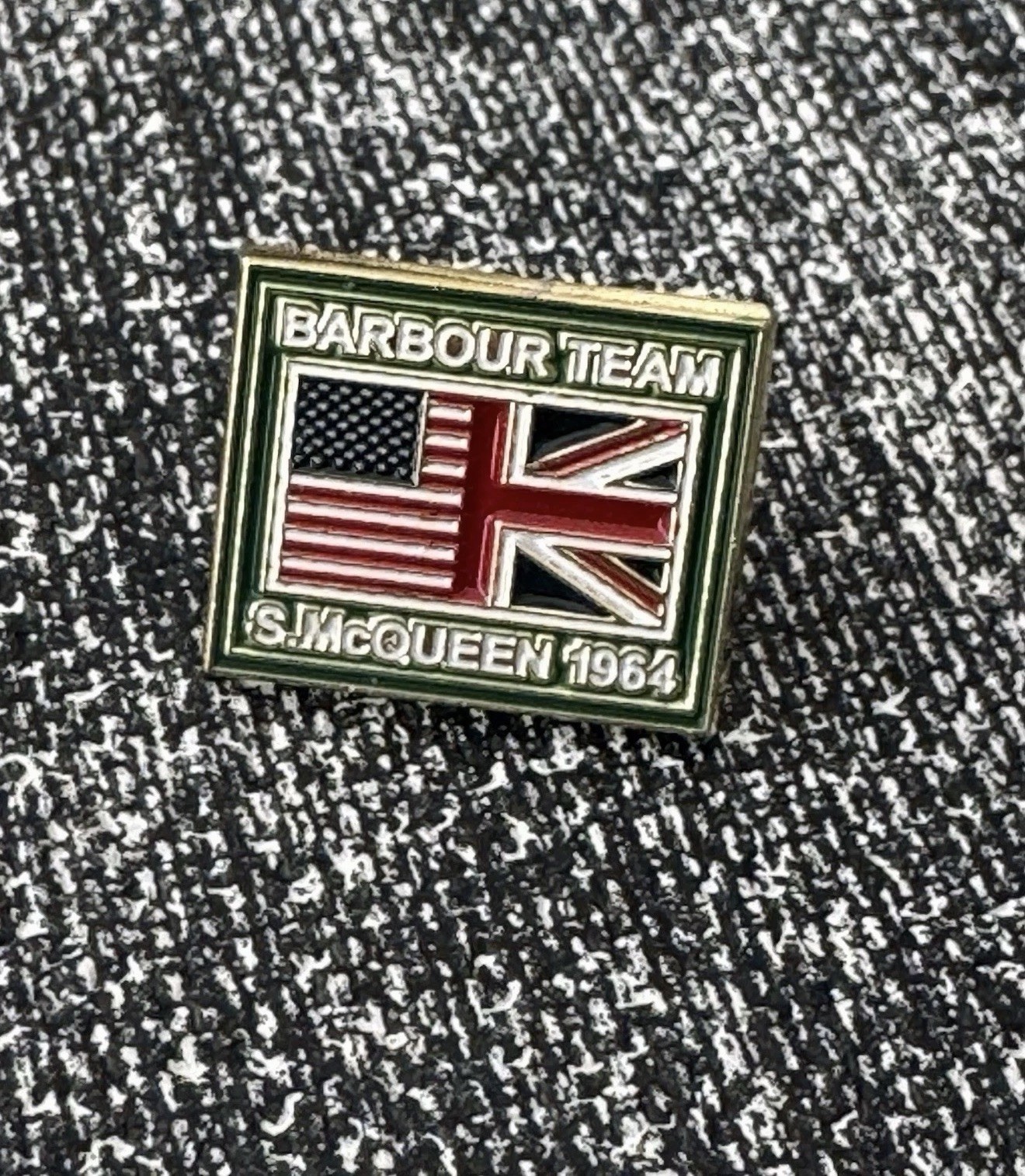Barbour Steve Mqueen Pin Badge Barbour Steve Mqueen Pin Badge