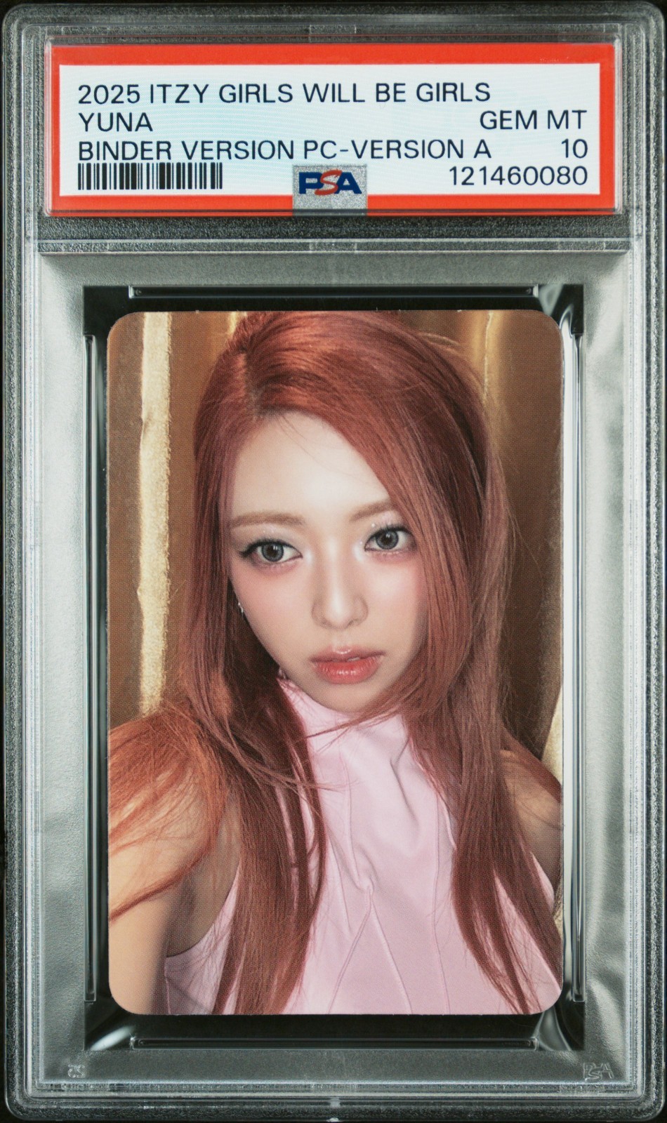 2025 ITZY YUNA • PSA 10 • Girls Will Be Girls BNDR Ver. A Photocard