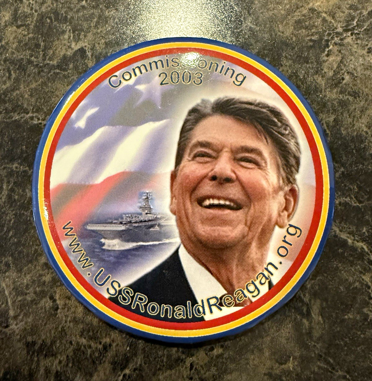Ronald Reagan 2003 Commemorative Political Pinback Button Campaigns & Elections