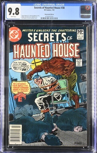CGC 9.8 SECRETS OF HAUNTED HOUSE #38 .. NEWSSTAND EDITION .. HORROR .. 1981 .. CGC 9.8 SECRETS OF HAUNTED HOUSE #38 .. NEWSSTAND EDITION .. HORROR .. 1981 ..