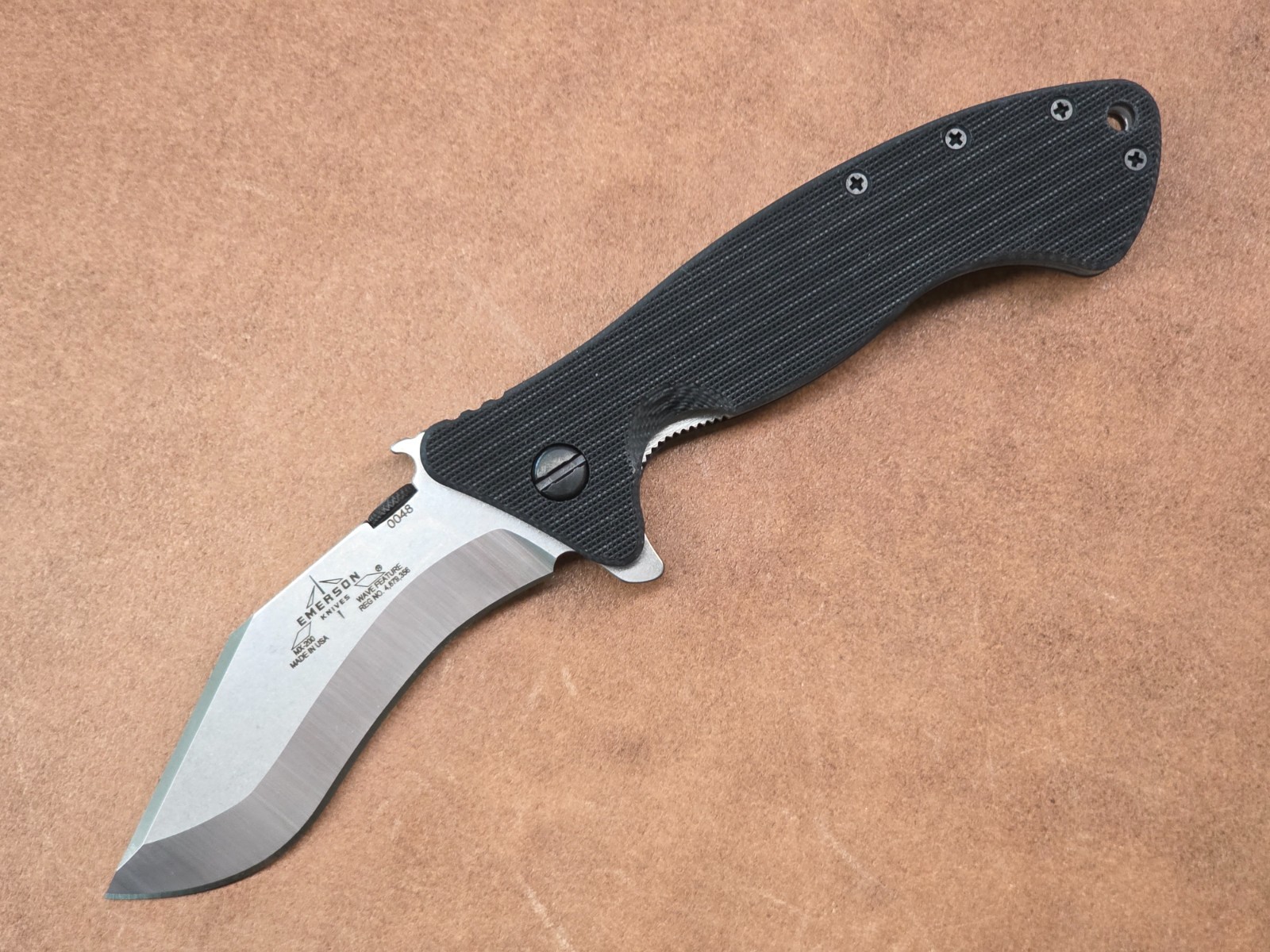 Emerson Knives MX-200 SF MK 2 Lucas Emerson Kukri Knife G10 Serial #048