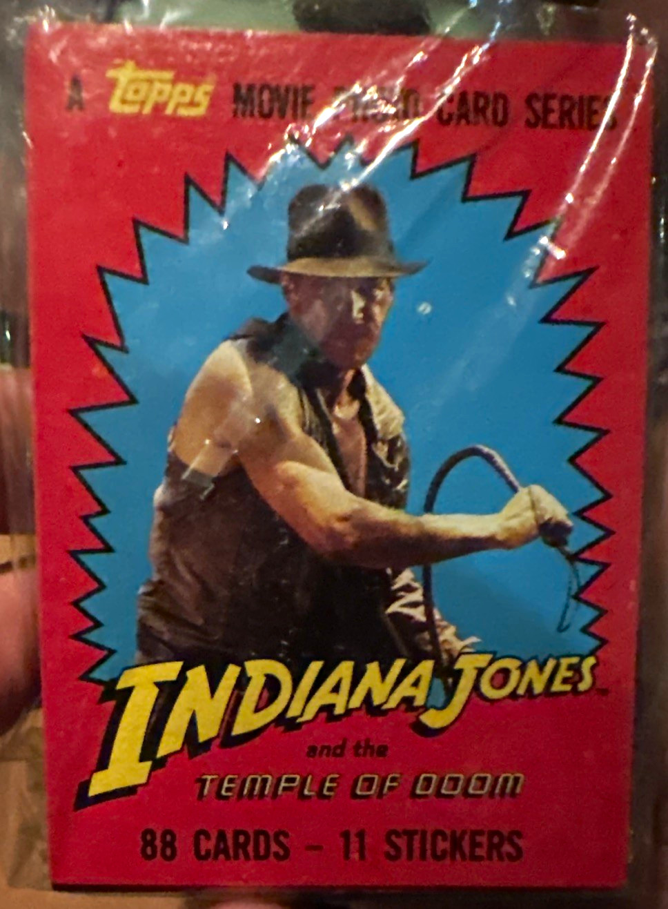 Topps 1984 Indiana Jones Temple of Doom Trading Card Set 88 Cards 11 Stickers