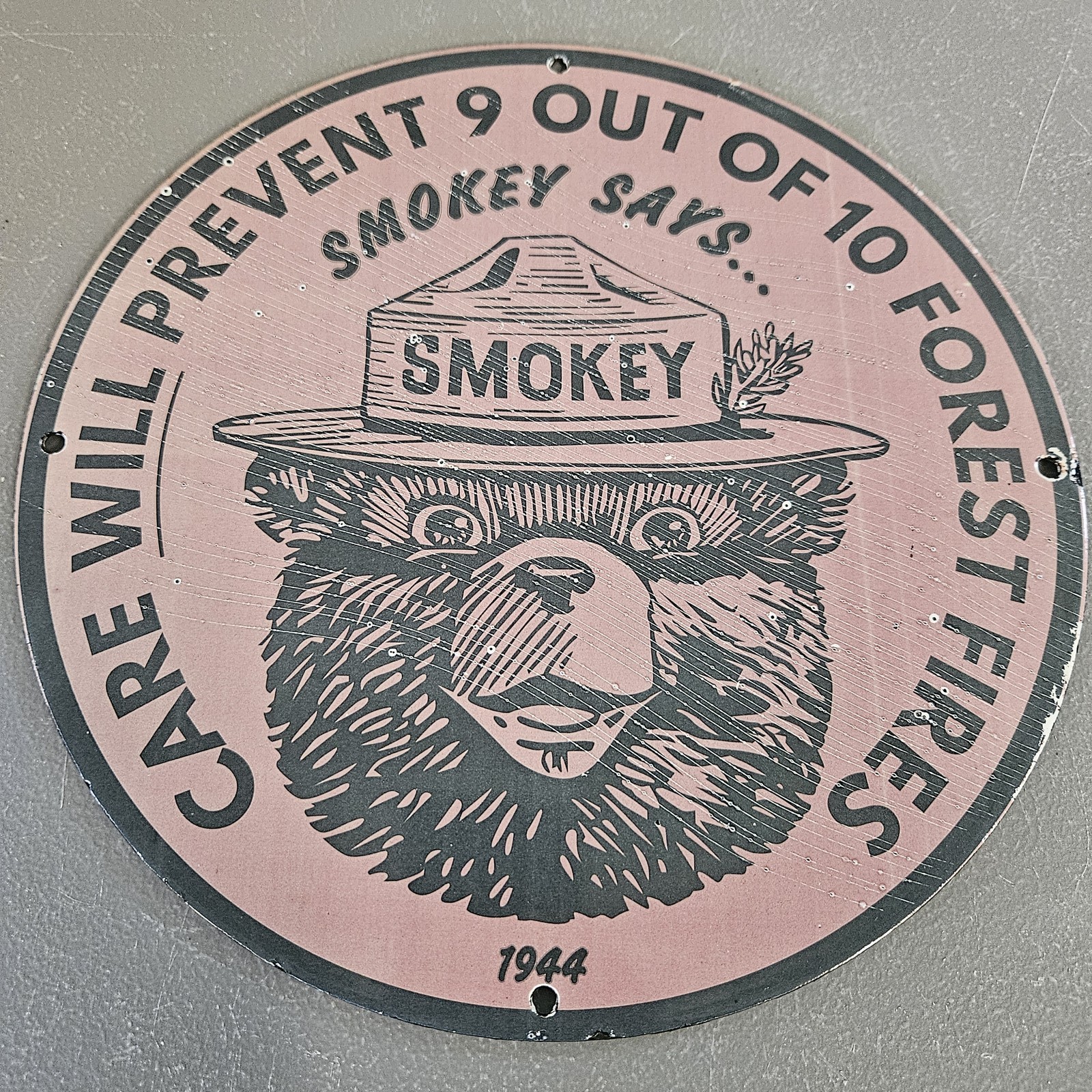 VINTAGE 1944 SMOKEY BEAR 12