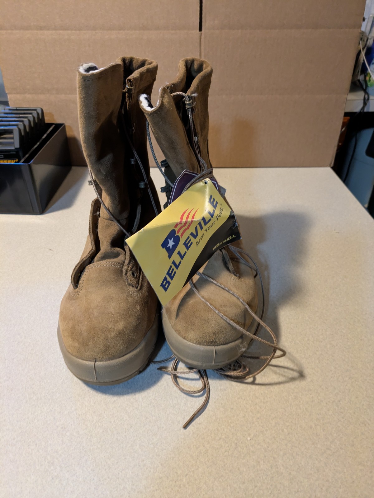 NWT BELLEVILLE C755 GORE-TEX TAN EXTREME COLD WEATHER COYOTE BOOTS 11.0 W