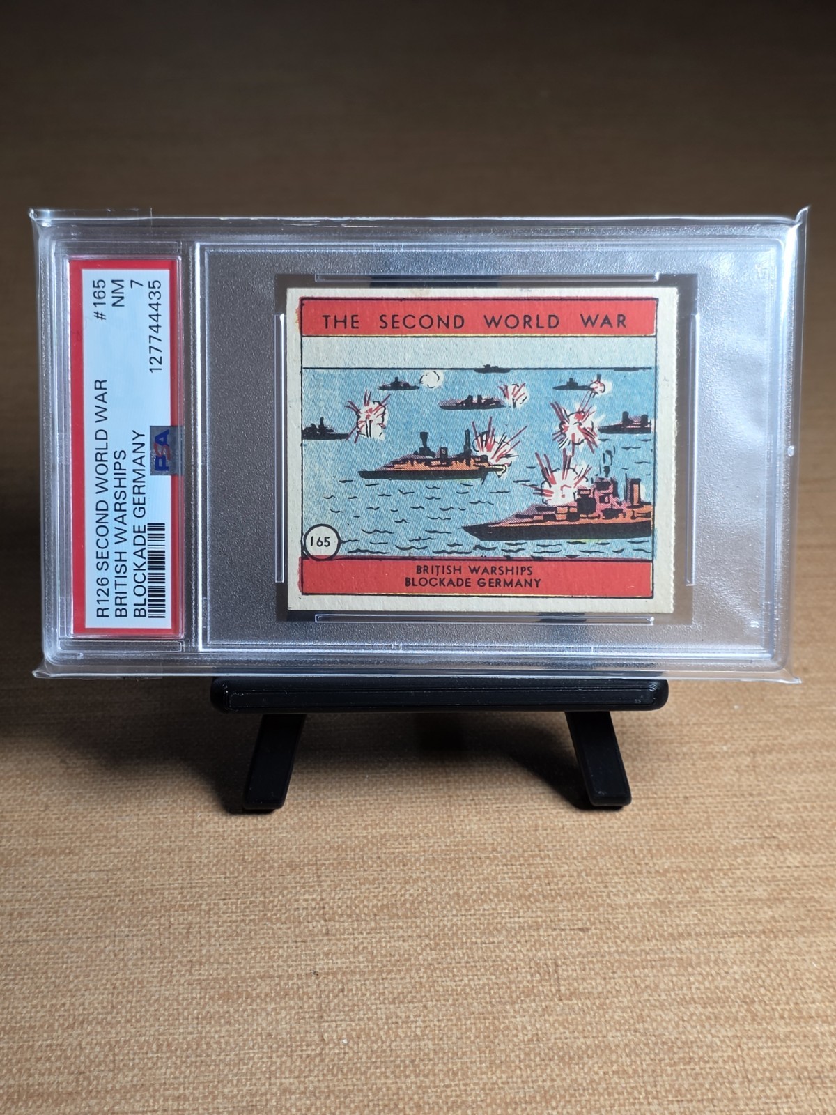 1939 R126 Second World War #165 British Warships Blockade Germany PSA 7