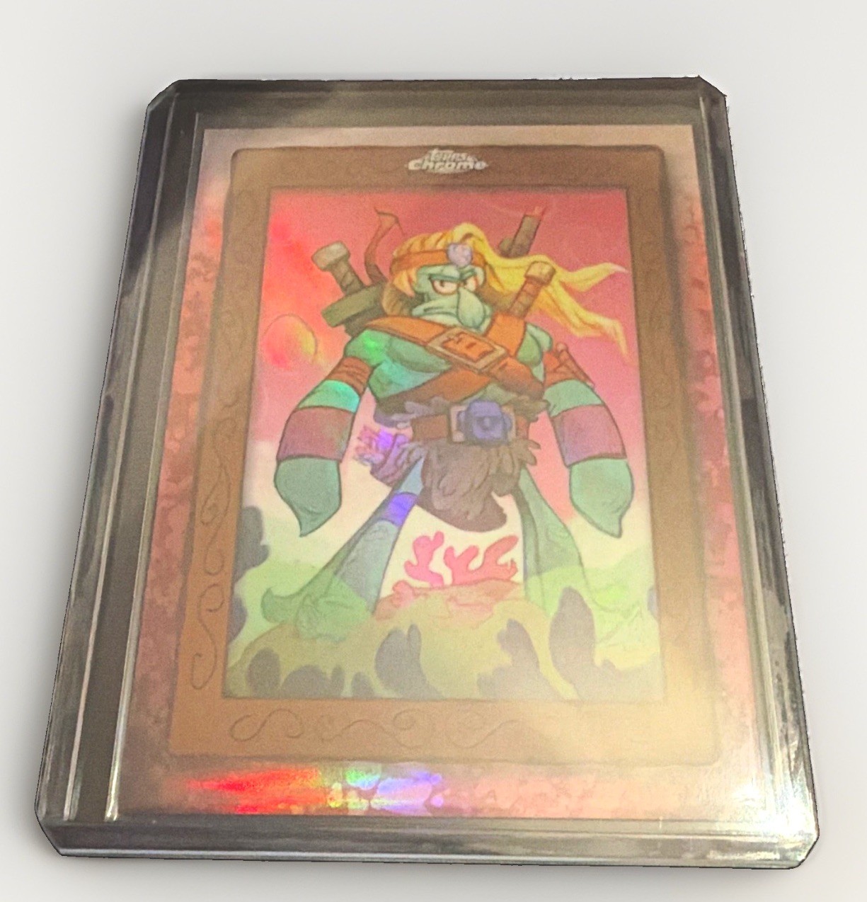 Topps 2025 Topps Chrome SpongeBob Squidward’s Gallery Forged 25 D-03