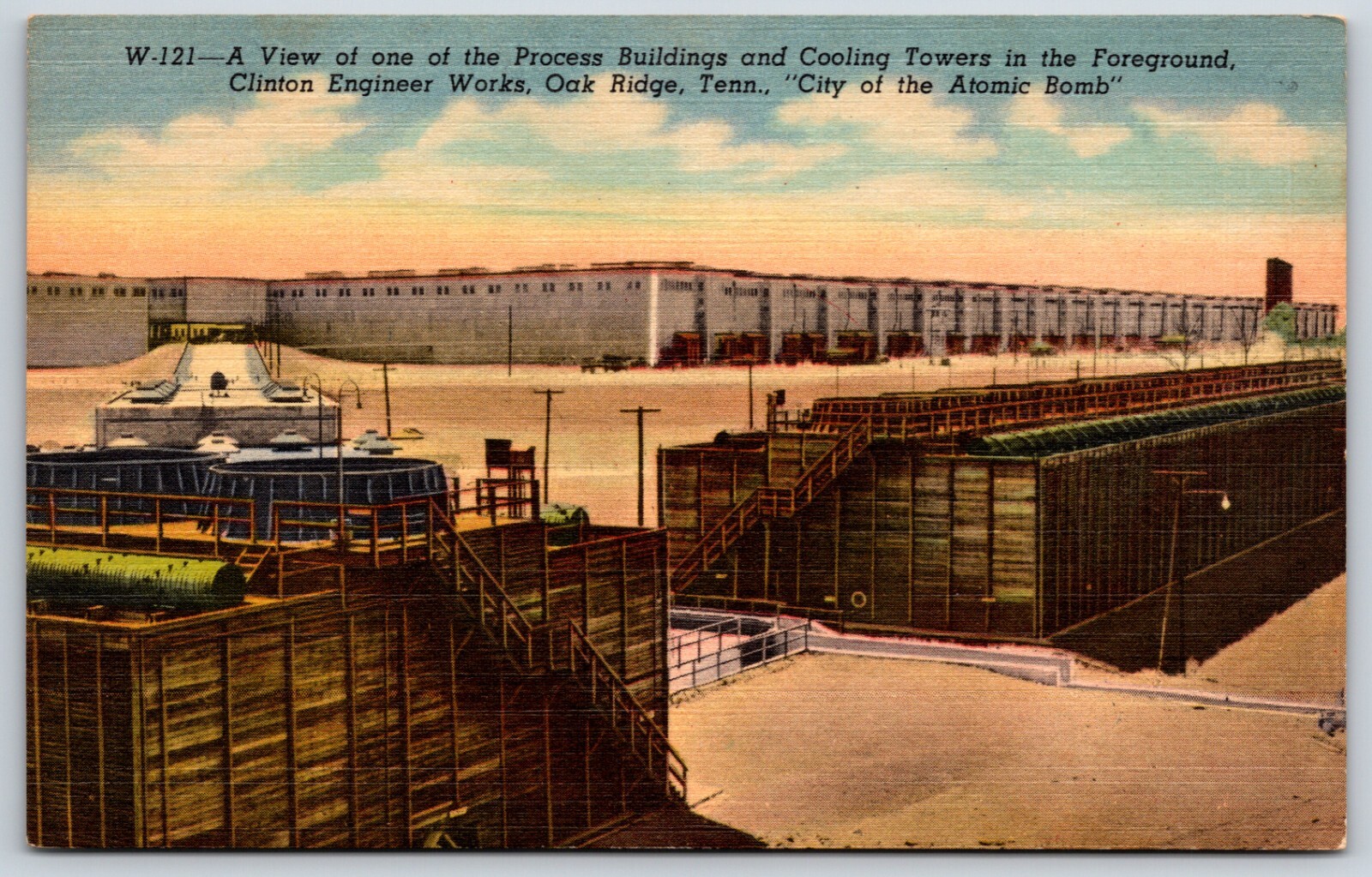 Postcard View Of One Of The Process Areas \