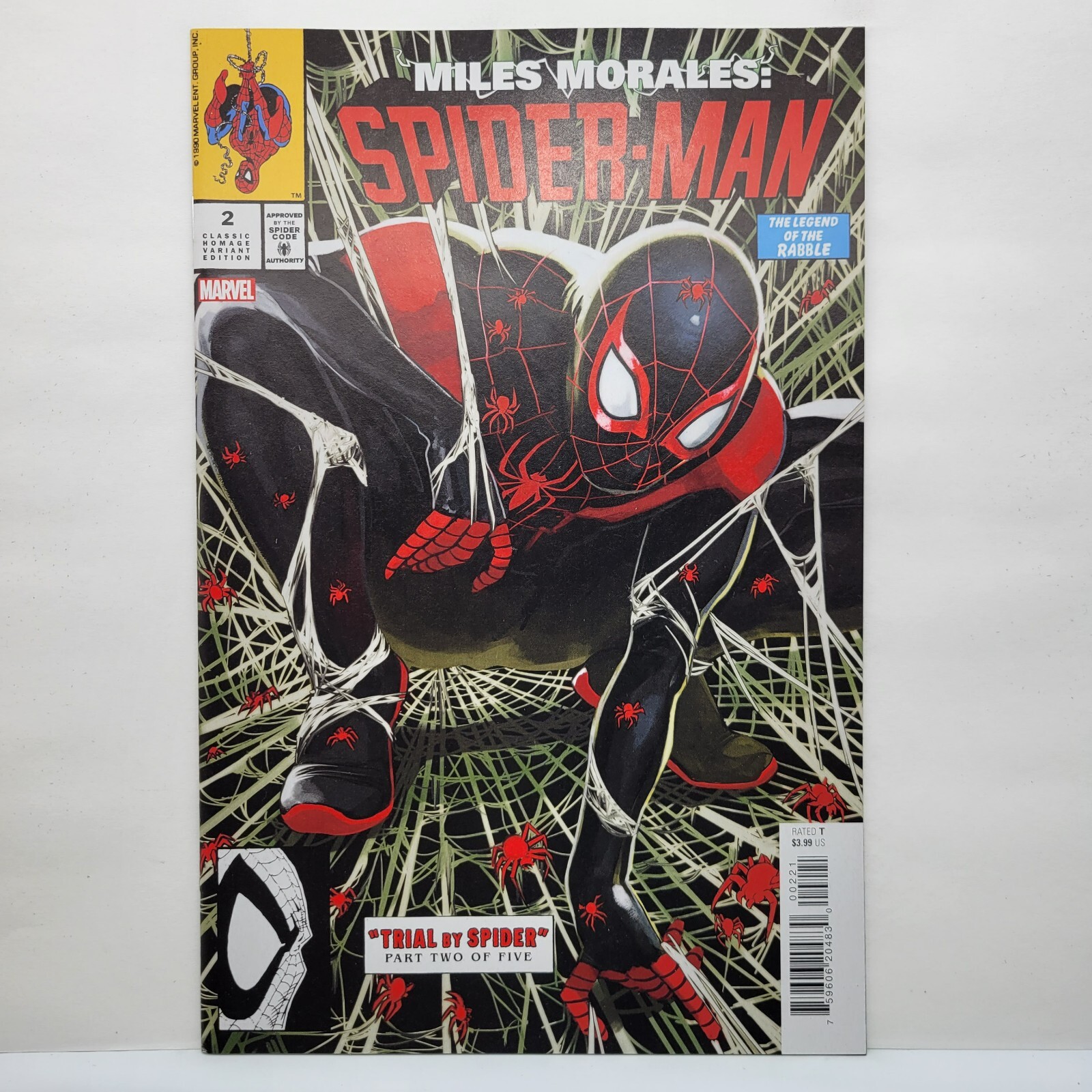 Miles Morales Spider-Man #2 Variant Stephanie Hans Classic Homage  2023 Rabble