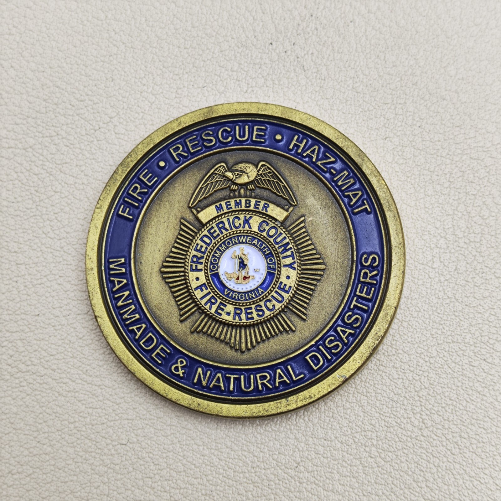 Frederick County Fire Rescue Challenge Coin