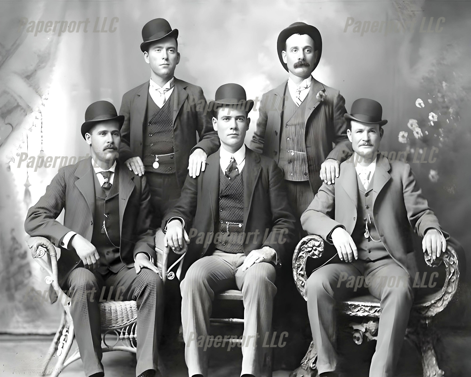 1890's Butch Cassidy's Wild Bunch 8x10 Photo 1890's Butch Cassidy's Wild Bunch 8x10 Photo