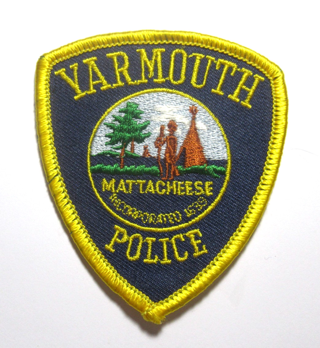 Vintage Yarmouth MA Police Patch Mattacheese Massachusetts Law Enforcement Badge
