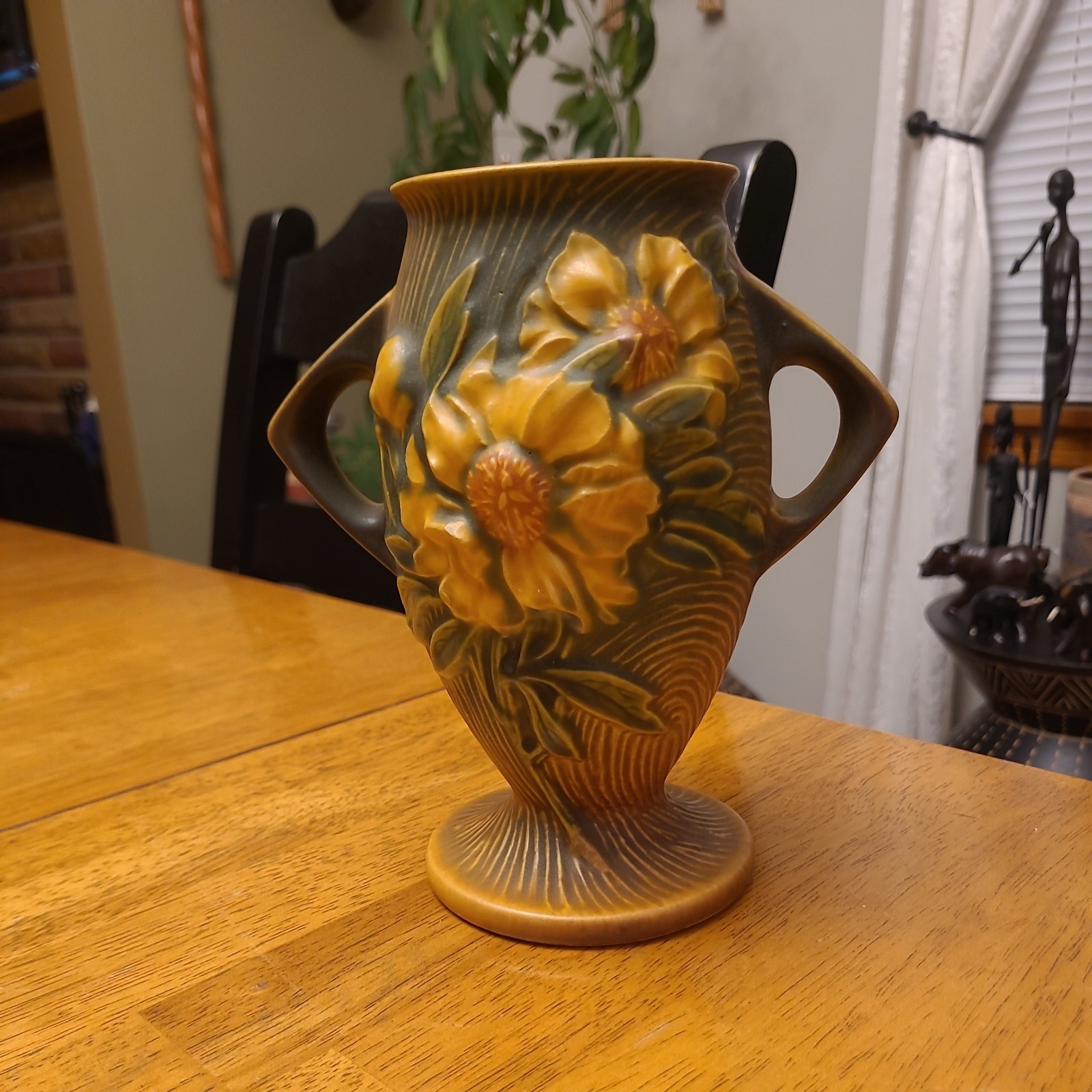 Roseville Art Pottery Vase 61-7 peony
