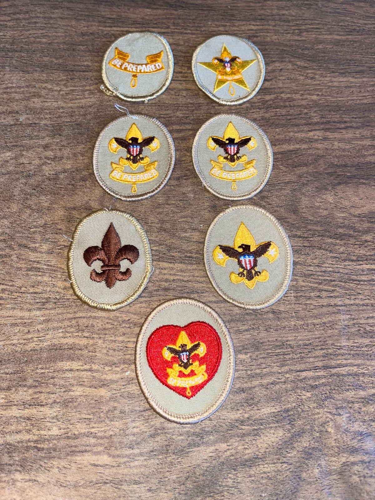 Lot of Vintage BSA Boy Scouts of America Rank Patches