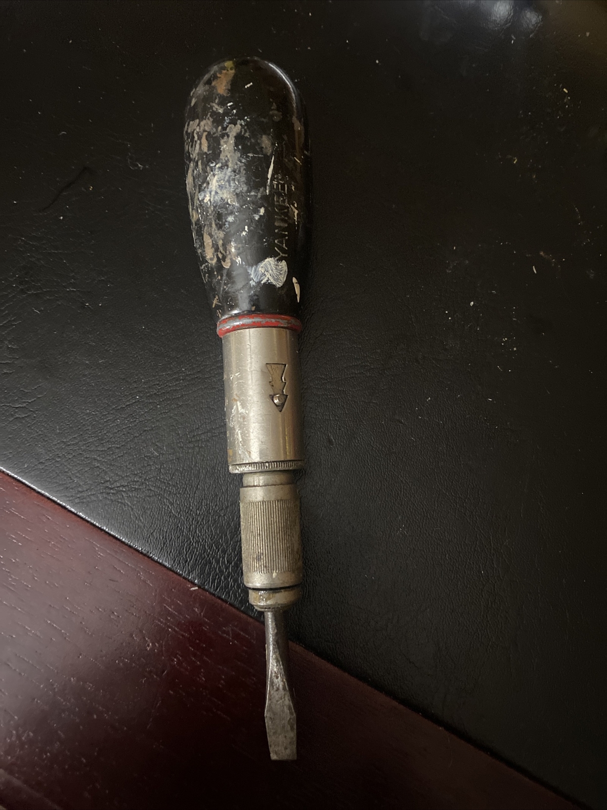 Antique Yankee North Bros Handyman No.33H Patent Pending Ratchet Screwdriver EUC