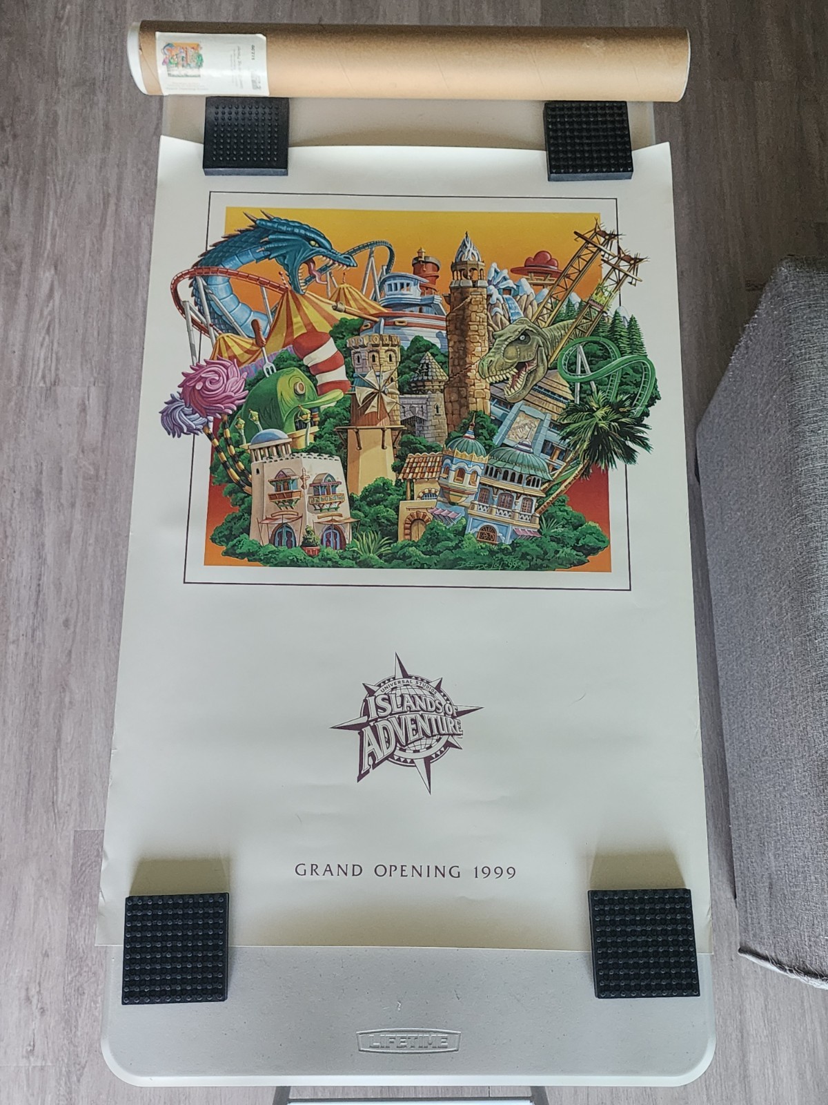Universal Studios ISLANDS OF ADVENTURE Grand Opening 1999 Poster in tube 24x36
