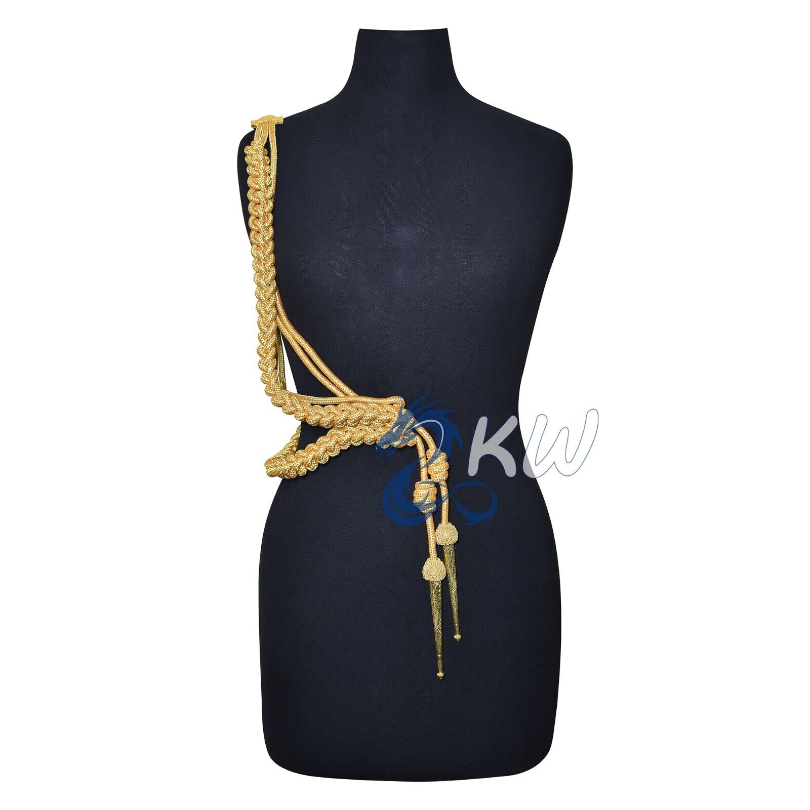 ARMY GOLD EQUERRIES AIGUILLETTE RIGHT SHOULDER HIGH QUALITY 