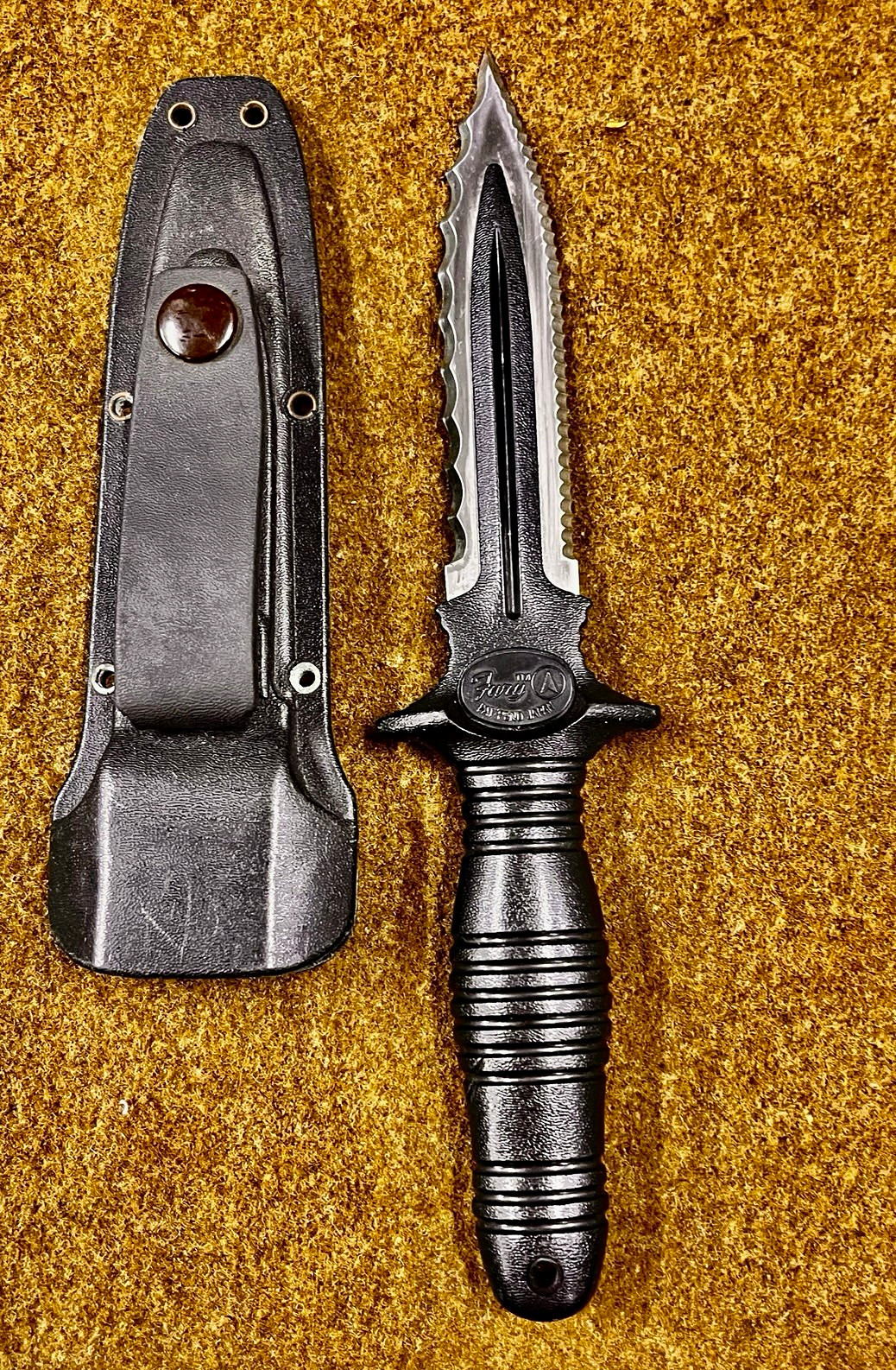 DISCONTINUED/RARE Fury Rattler XXII -Japan Boot Knife-dagger W/sheath & Clip DISCONTINUED/RARE Fury Rattler XXII -Japan Boot Knife-dagger W/sheath & Clip