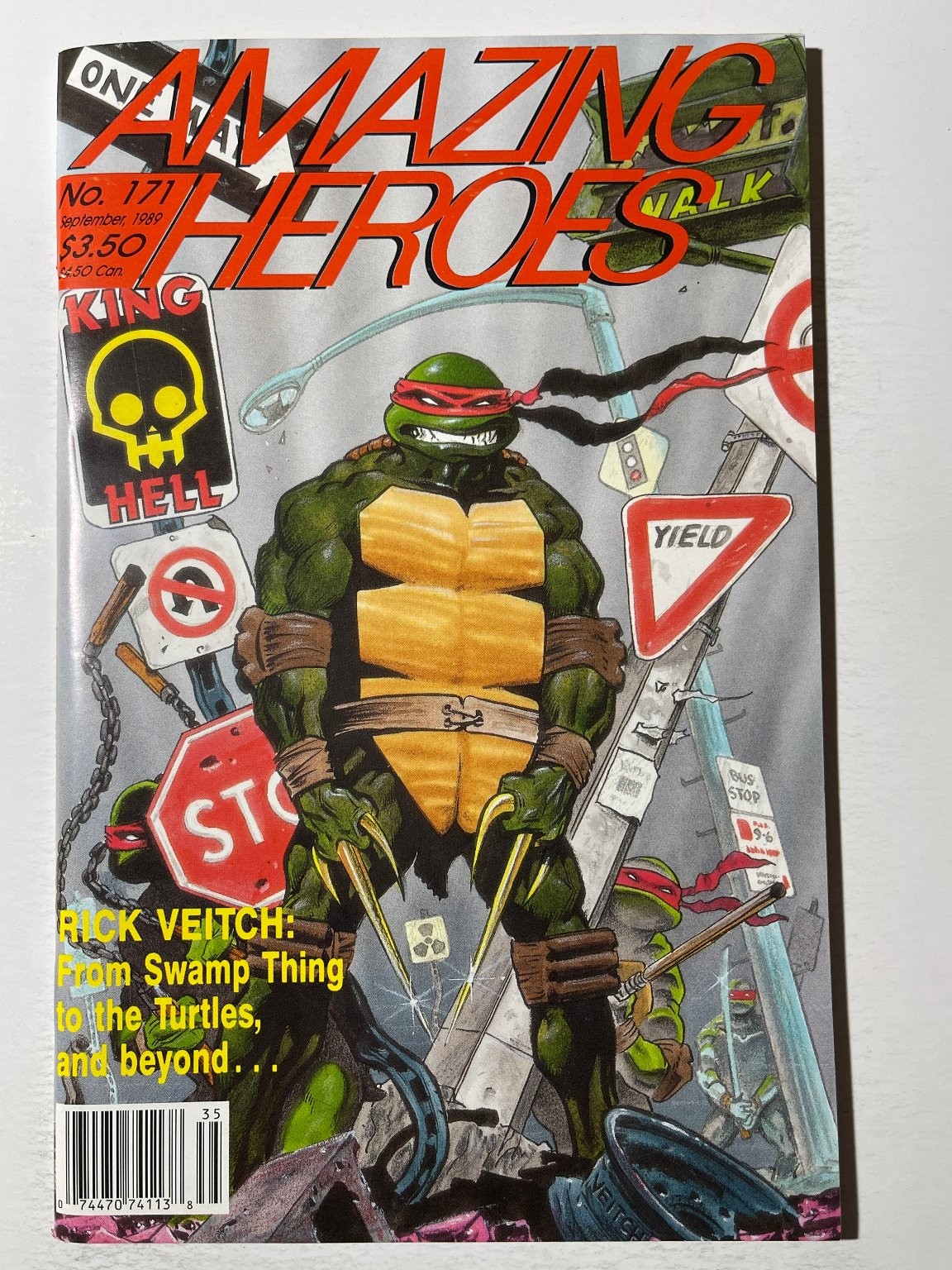Amazing Heroes #171 Fantagraphics TMNT Rick Veitch 1988