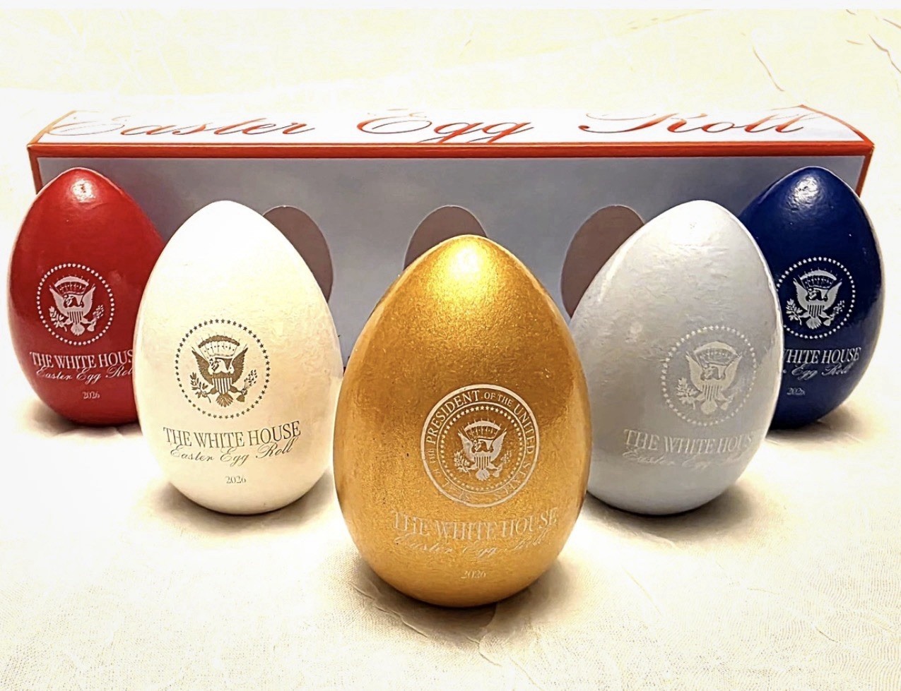 2026 White House Easter Eggs Trump & Melania THE AMERICAN COLLECTION *SOLD OUT* 2026 White House Easter Eggs Trump & Melania THE AMERICAN COLLECTION *SOLD OUT*