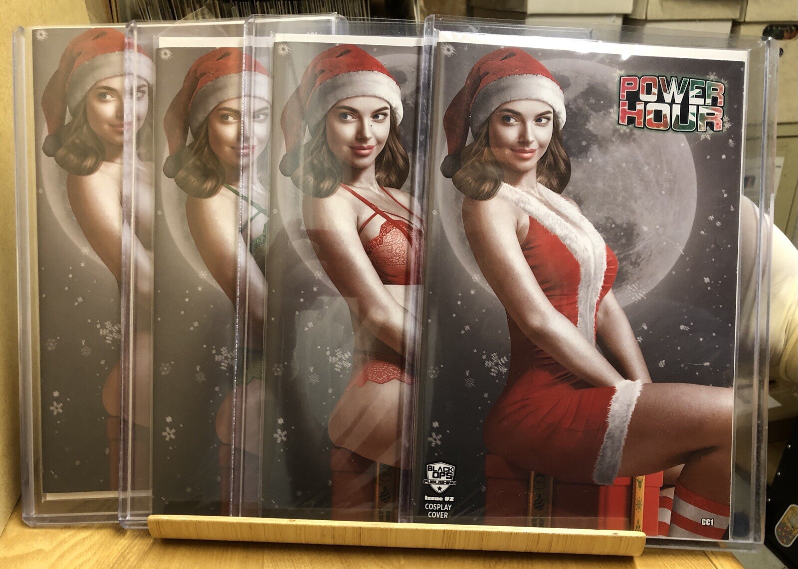Power Hour Merry Christmas Aggi Erguna Rare 4 Book SET Artist’s Proof CC1 Power Hour Merry Christmas Aggi Erguna Rare 4 Book SET Artist’s Proof CC1