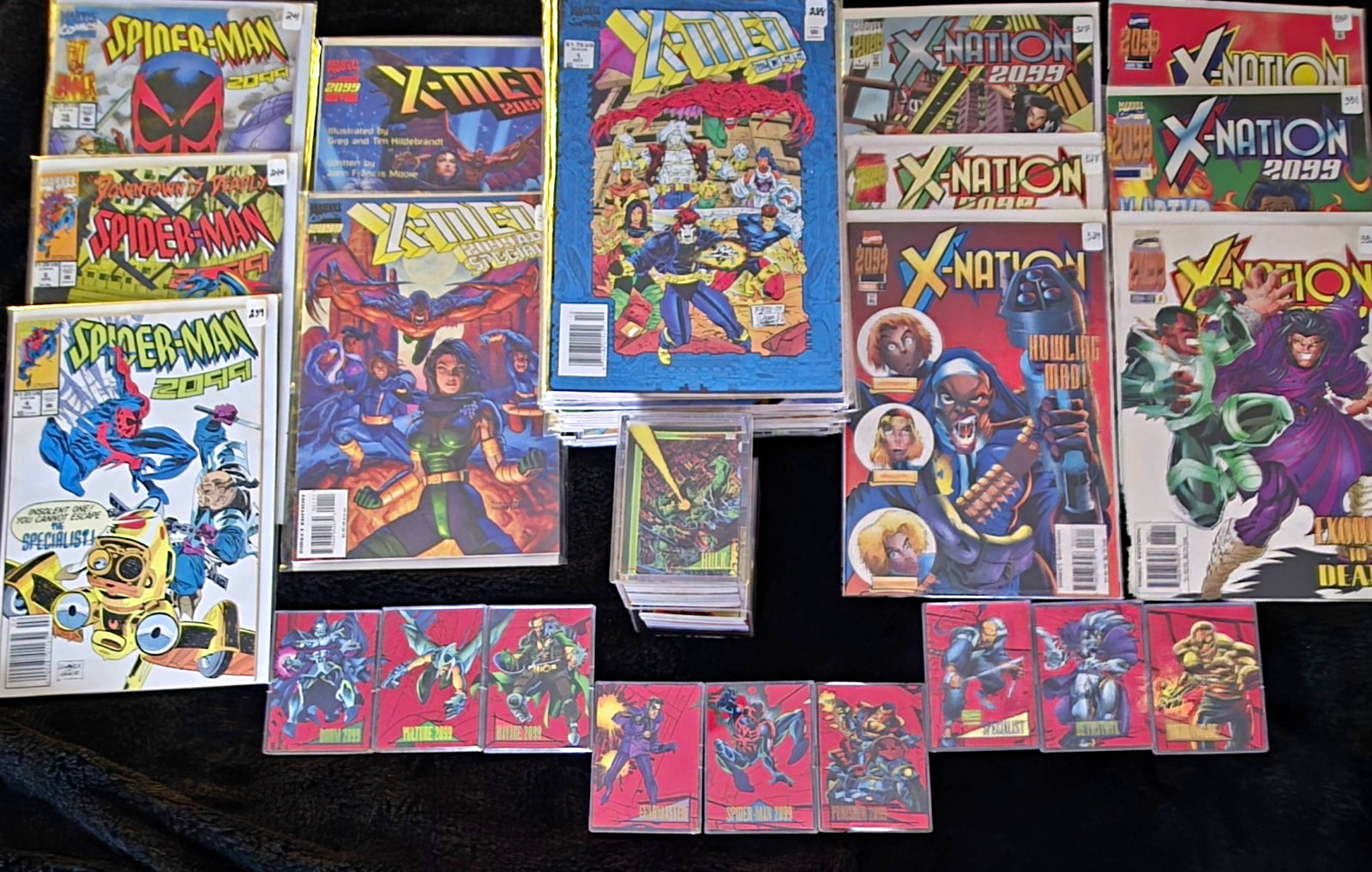 Ultimate Marvel 2099 Universe Comic Book & Complete 1993 SkyBox Card Set Lot
