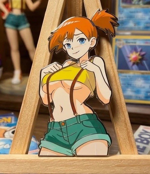 RARE Misty Pokemon Enamel Pin Limited Edition Anime 