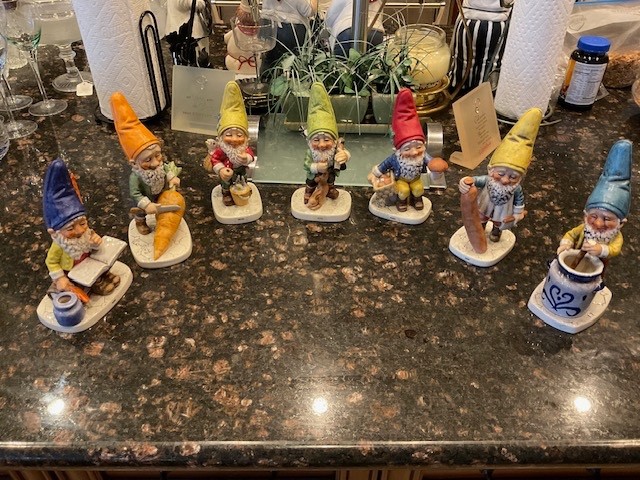 Set of 7 Vtg. Goebel Co-Boy Figurines Gnomes Set of 7 Vtg. Goebel Co-Boy Figurines Gnomes