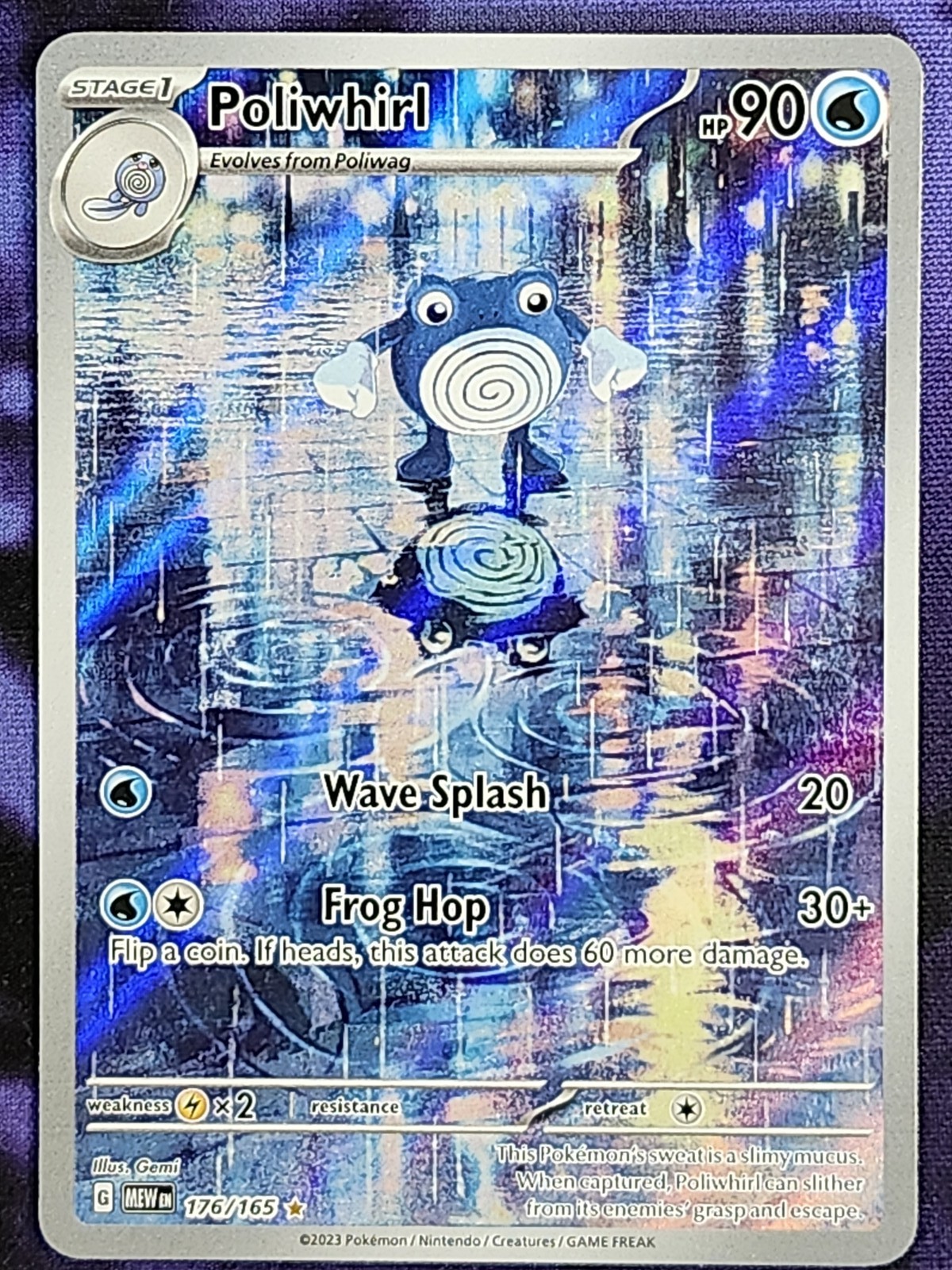 Pokemon 151 Poliwhirl 176/165 MEW Pokemon 151 Poliwhirl 176/165 MEW