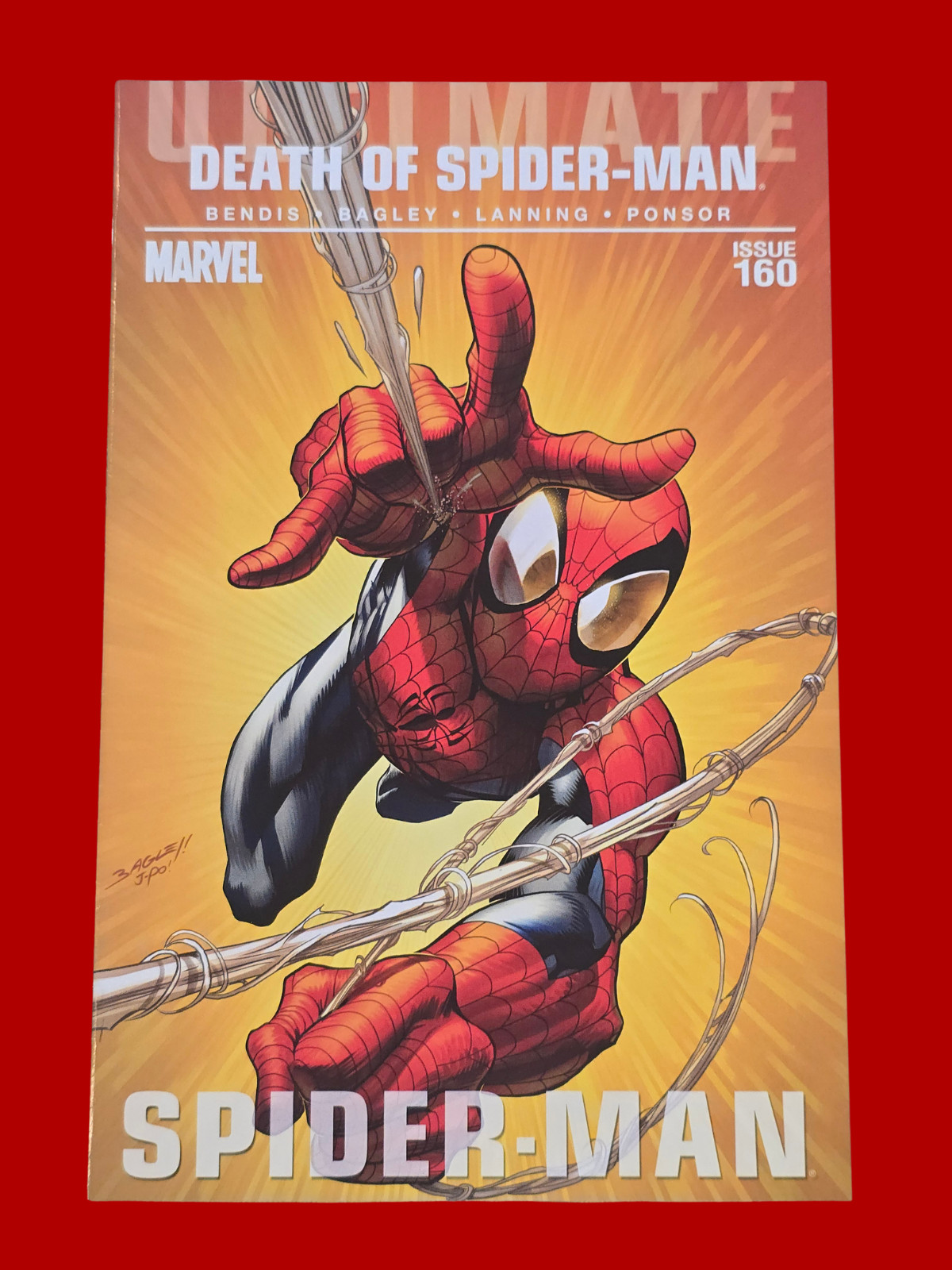 Ultimate Spider-Man #160 Death of Spider-Man Marvel 2011 Mark Bagley
