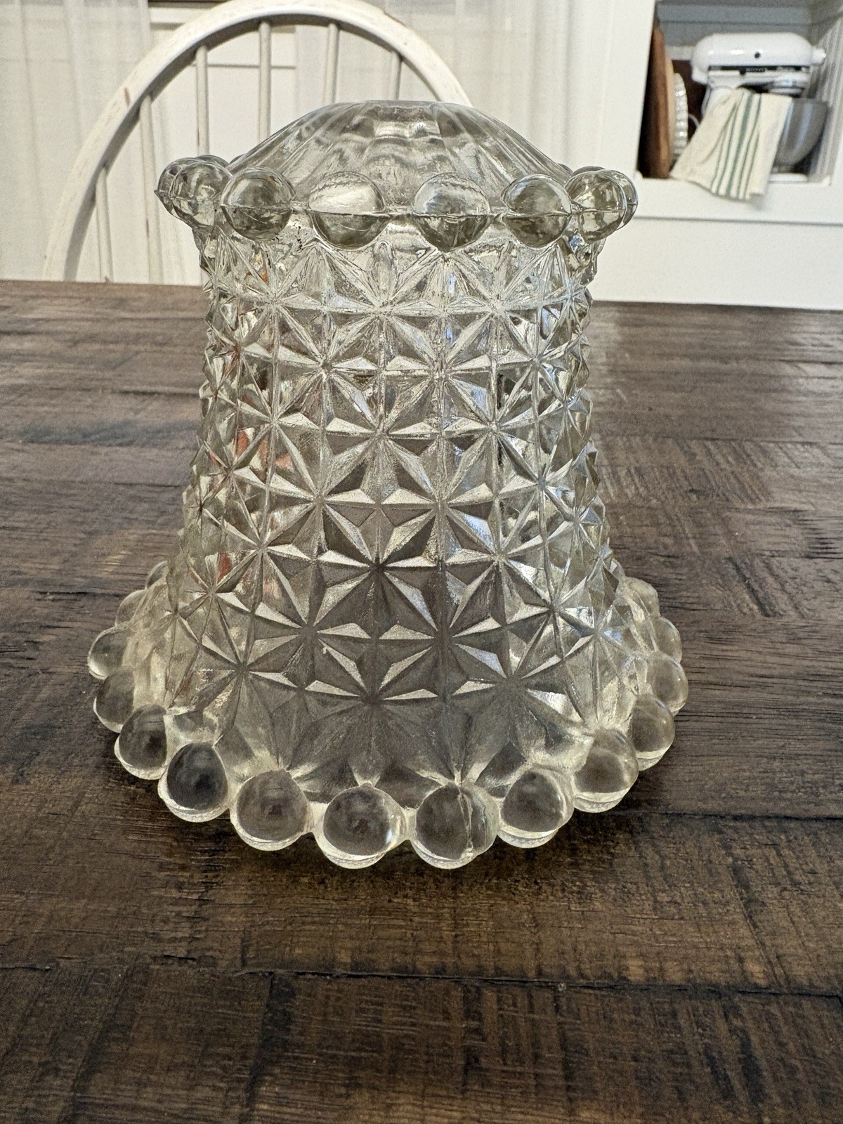 Vintage Tall Glass Frosted Lamp Shade Vintage Tall Glass Frosted Lamp Shade