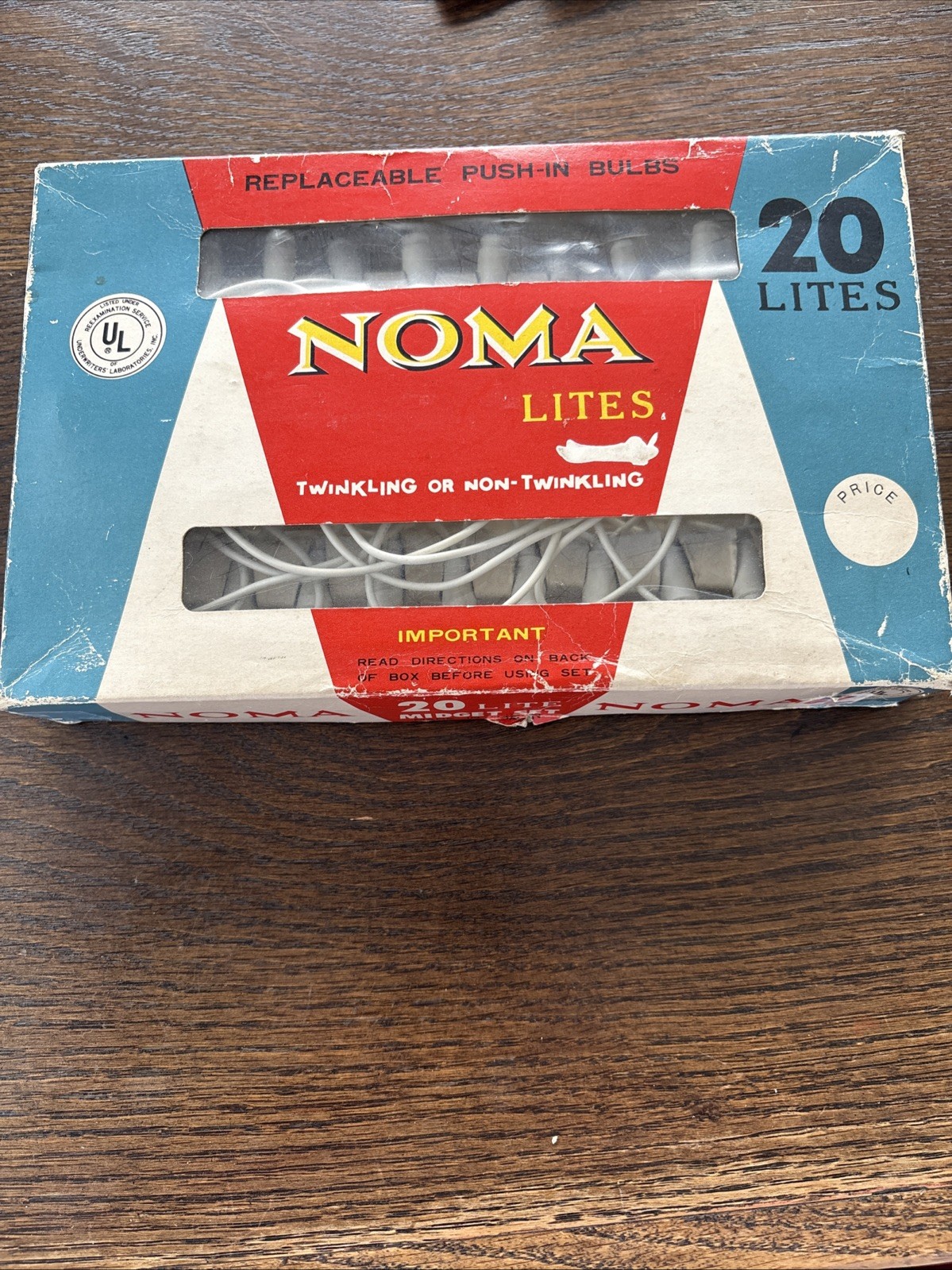 Vintage Noma Lite Illuminated Ornaments Indoor 20 Lights 2020C Japan White Work