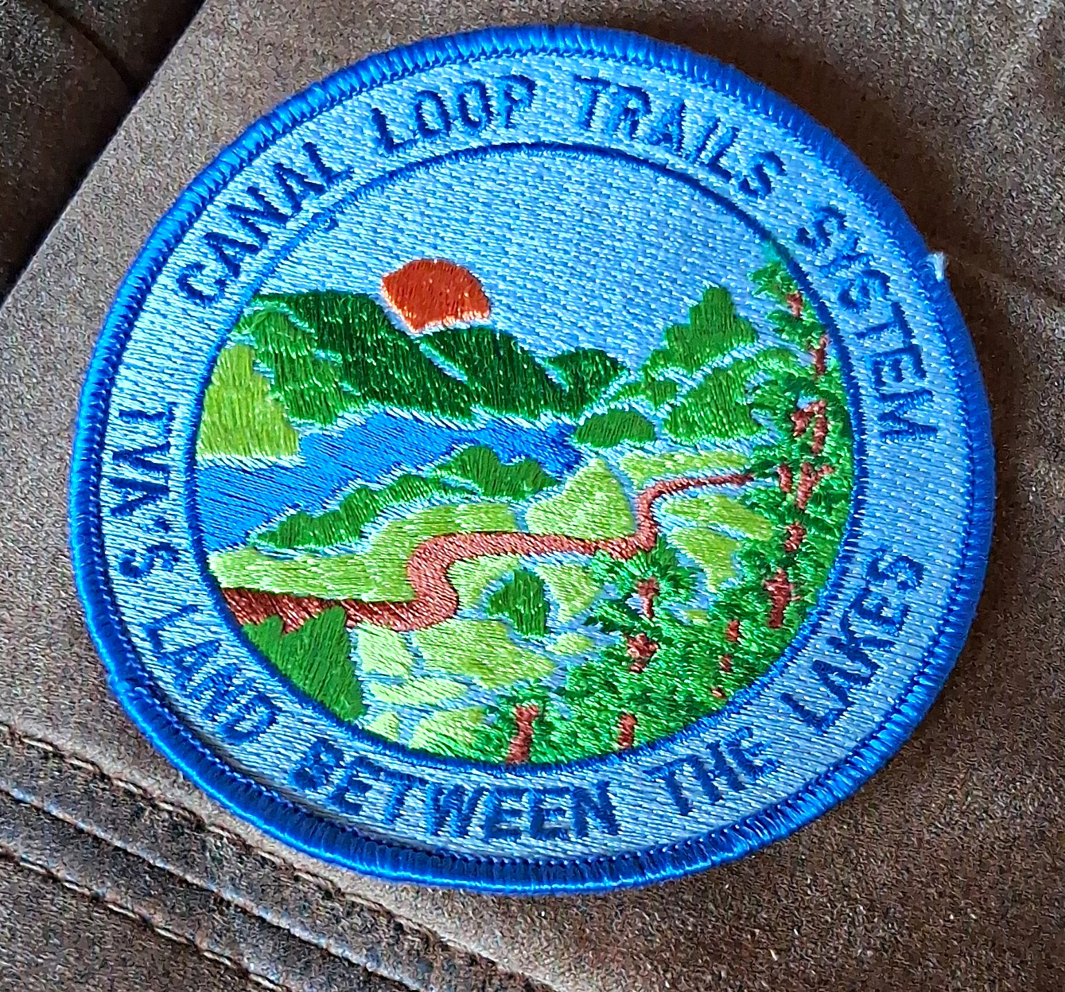 BSA Boy Scouts Camp Patch SNT Canal Loop Trail System Embroidered