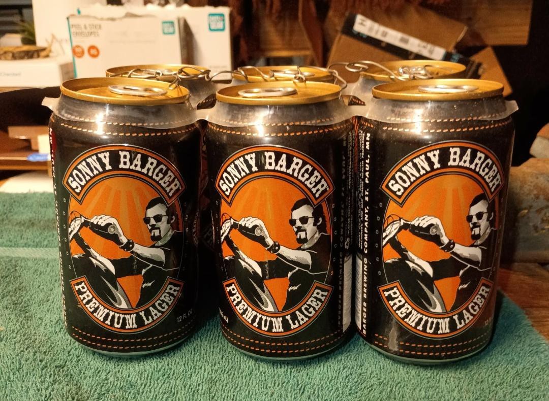 Vintage Six Pack Of Hell's Angels Sonny Barger Beer Lager