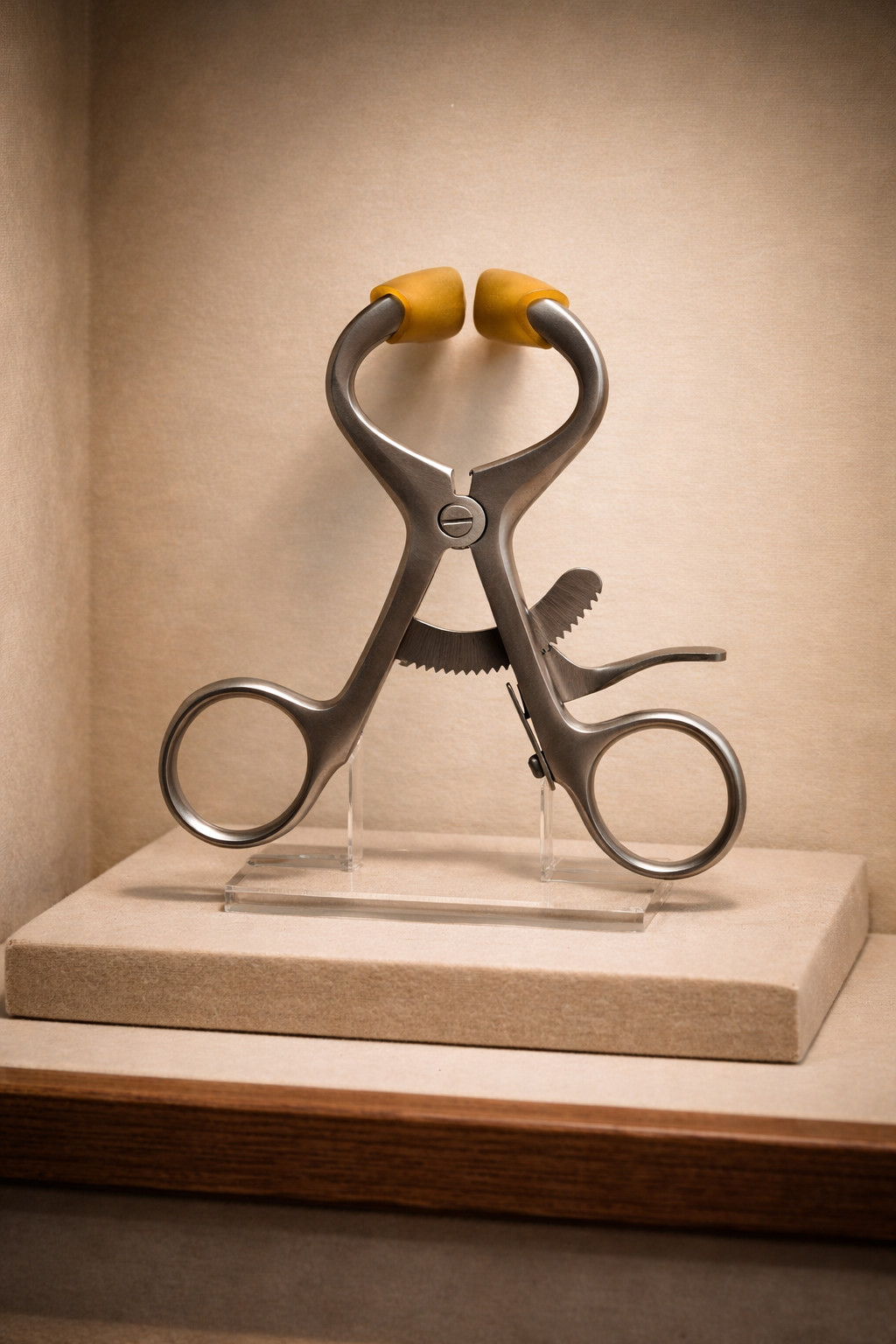 Medical Mouth Gag Surgical Instrument Stainless Steel Display Piece Vintage