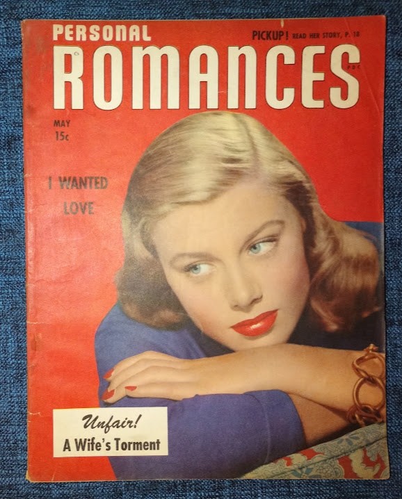 Vintage Tabloid Magazine Personal Romances May 1949 A Wife's Torment