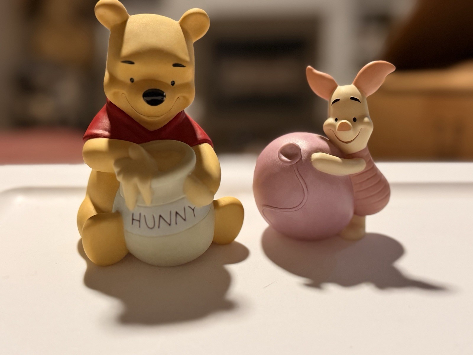 Rare Vintage 1996 Winnie The Pooh & Piglet Porcine Figurines Lot