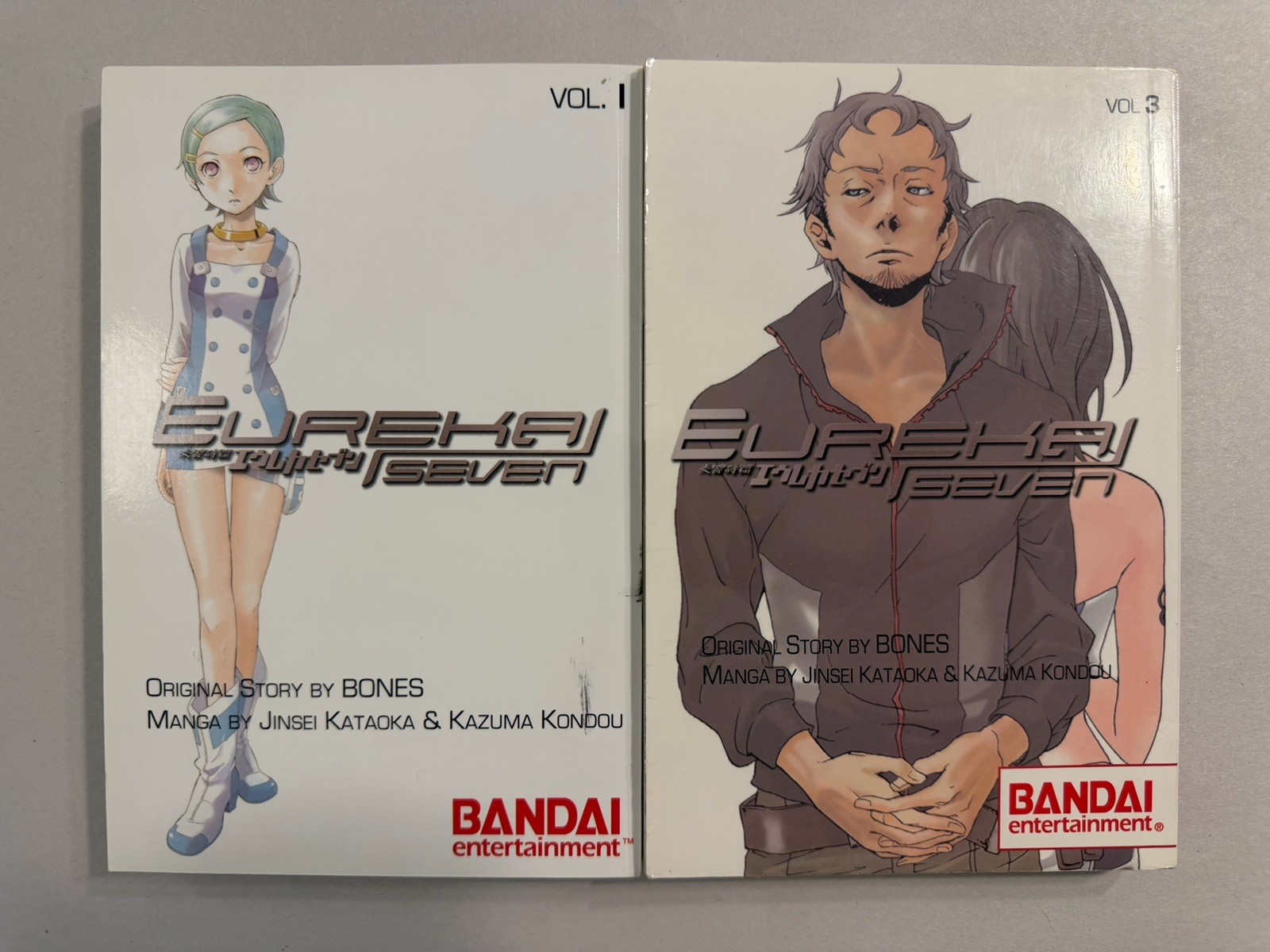 Eureka Seven Vol 1, 3 Manga 👽 Action Sci Fi English Bandai Bones