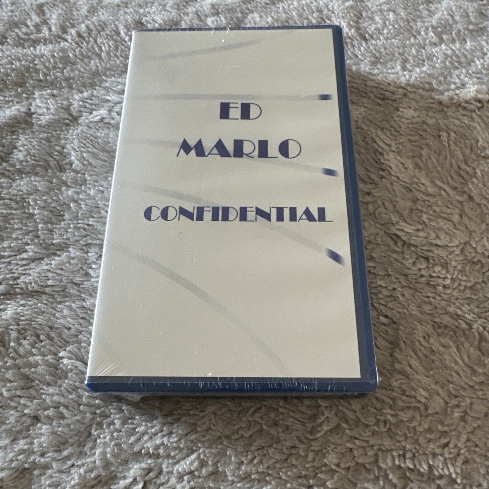 RARE Sealed Ed Marlo Confidential VHS Magic Cardician Edward Marlo Tricks NEW
