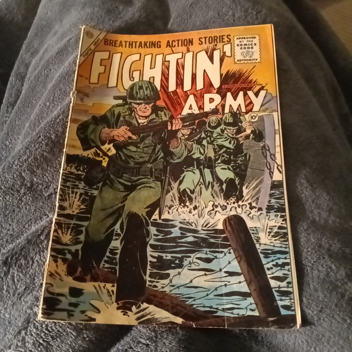 Fightin\' Army #1(16) Charlton Comics 1956 Experimental Rocket Scifi Silver Age 