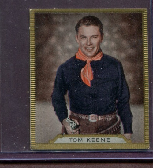 1932 HAUS BERGMANN FILMBILDER GERMAN ACTOR TOBACCO CARD #96 TOM KEENE 1932 HAUS BERGMANN FILMBILDER GERMAN ACTOR TOBACCO CARD #96 TOM KEENE