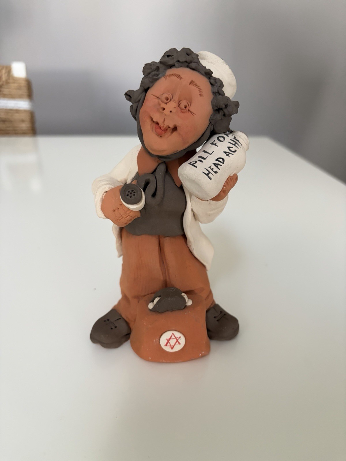 Denis Filster Denis Art Or Yuzi D Figurine Of Doctor Vintage Made In Israel Denis Filster Denis Art Or Yuzi D Figurine Of Doctor Vintage Made In Israel
