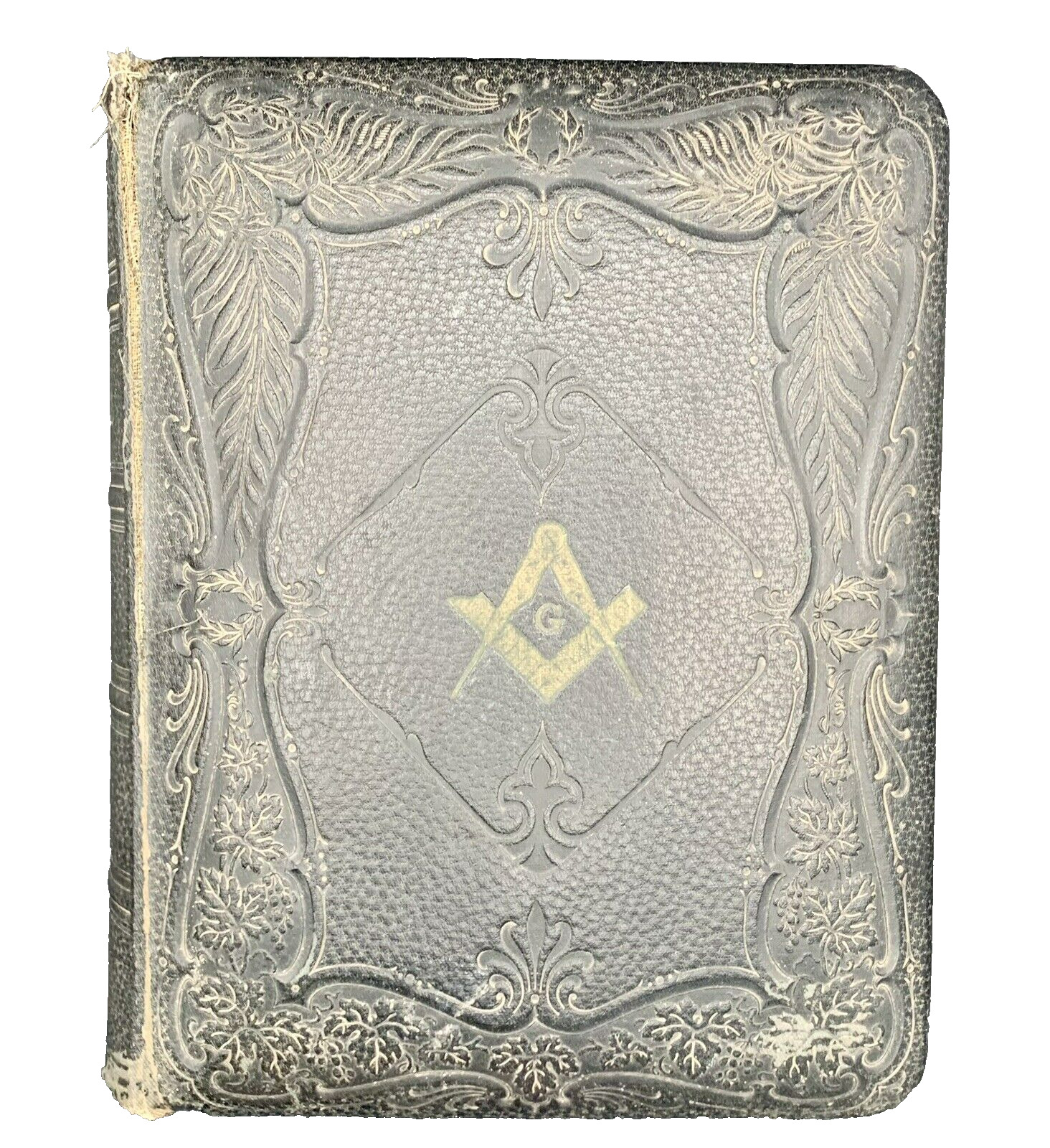 Antique Masonic Pictorial Family Bible - Phila Bible House - Unused