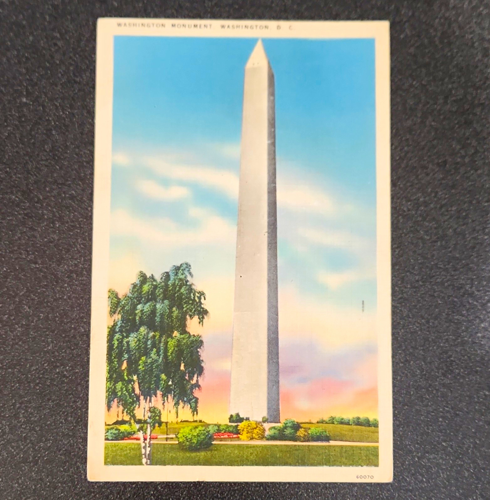 Washington Monument Washington D.C. Postcard Mailed Used w/ 1 Cent US Stamp Washington Monument Washington D.C. Postcard Mailed Used w/ 1 Cent US Stamp