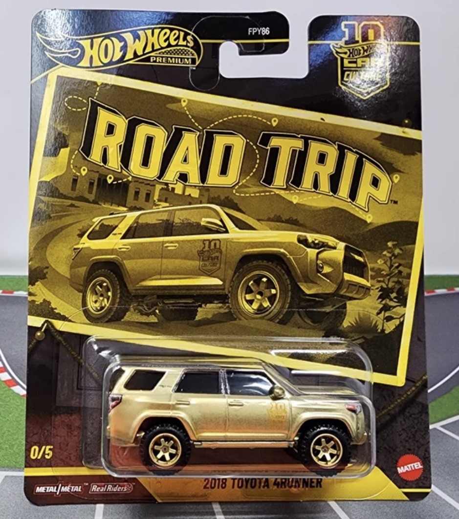 Hot Wheels Premium 2026 Road Trip Chase 0/5 2018 Toyota 4Runner 