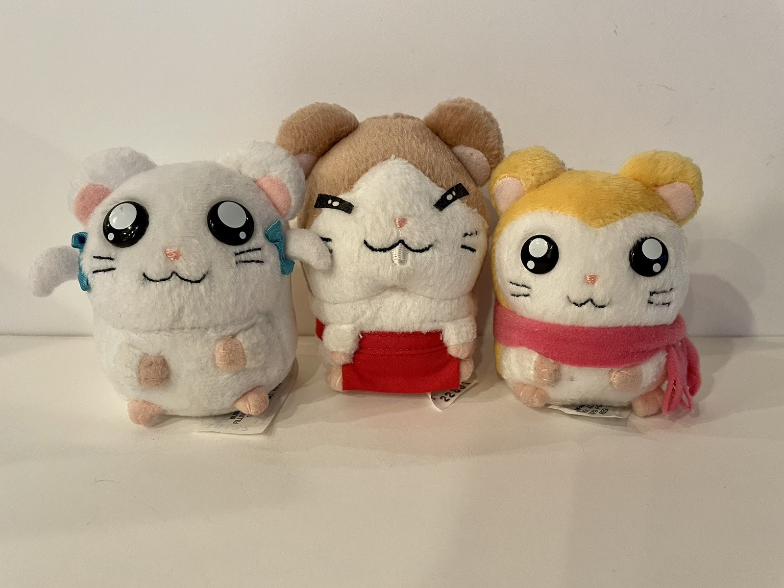 Hamtaro Vintage Stuffed Animal Plush Lot Of 3 Hasbro 2002 Bijou pashmina