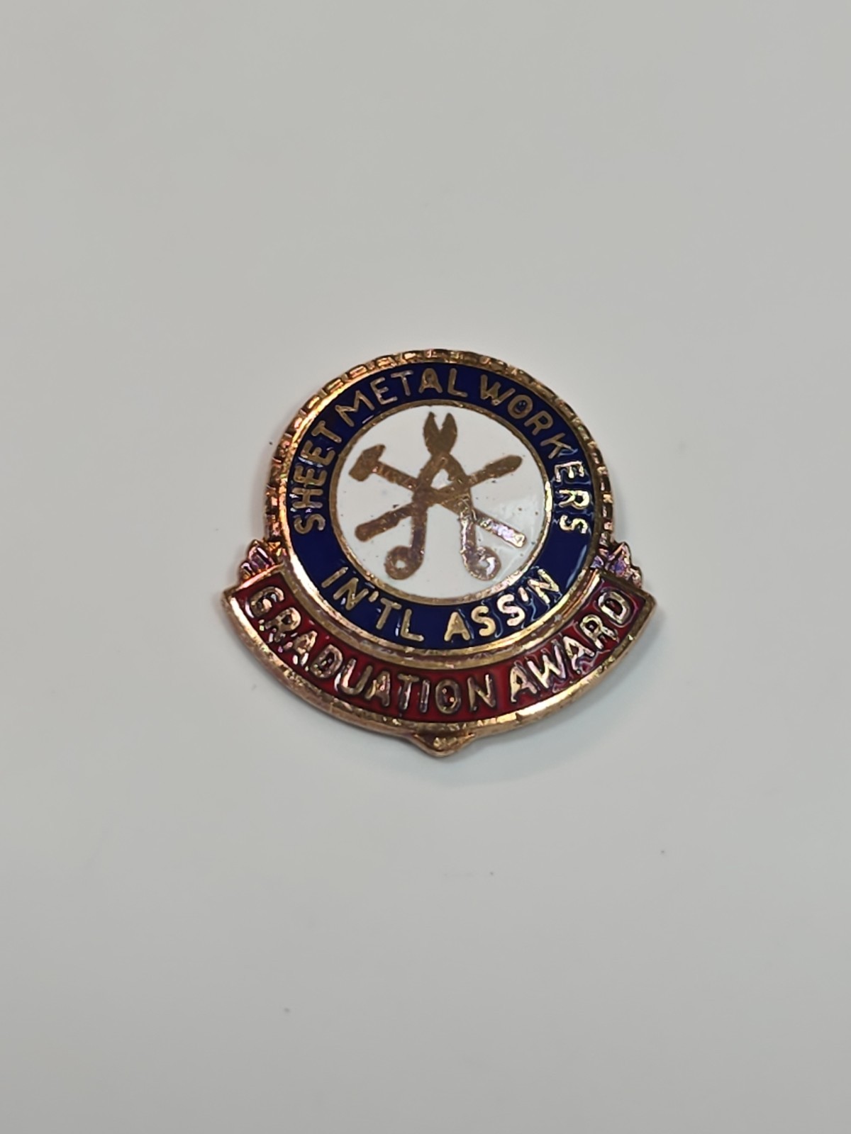 Sheet Metal Workers International Association Lapel Pin Graduation Award