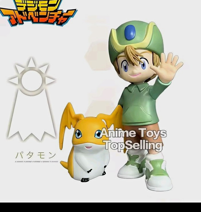 Digimon Adventure Patamon & Takeru Takaishi Plastic Figurine Set Anime WWW