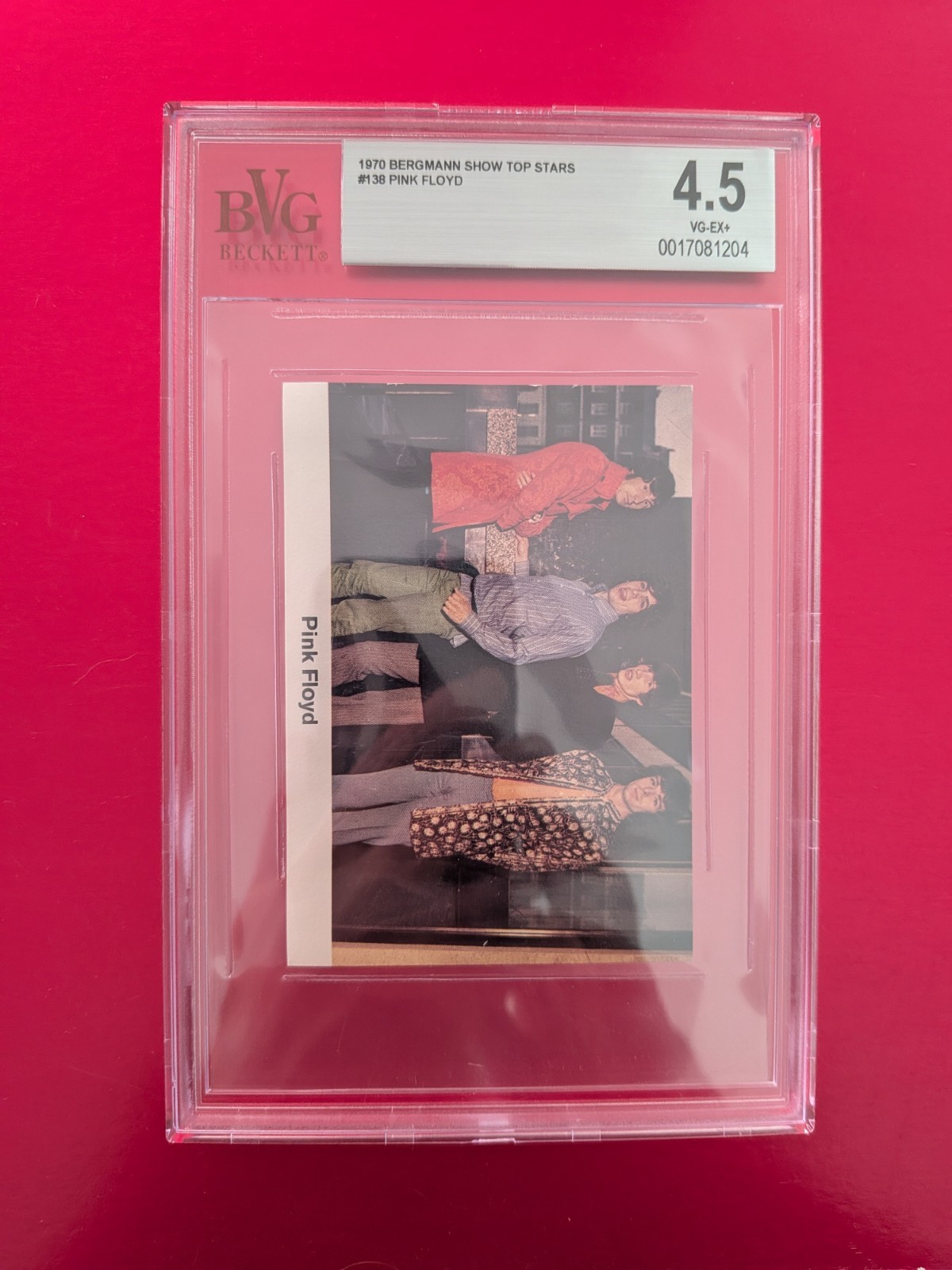 PINK FLOYD Bergmann Verlag Show Top Stars 1970 BGS 4.5 SCARCE LOW POP 1 1969 PSA
