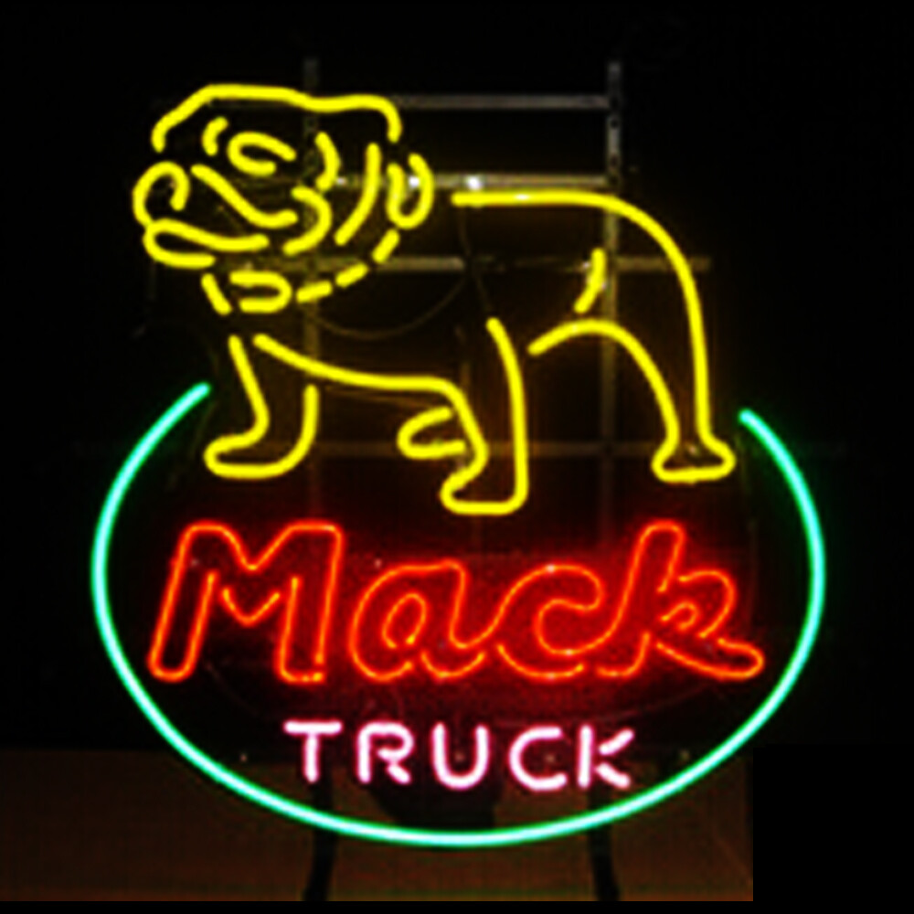 US Stock Mack Truck Garage Neon Sign Light Bar Pub Wall Decor Artwork DC 24x20
