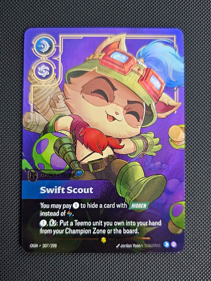 Riftbound - Teemo Swift Scout OGN - Overnumbered 307/298